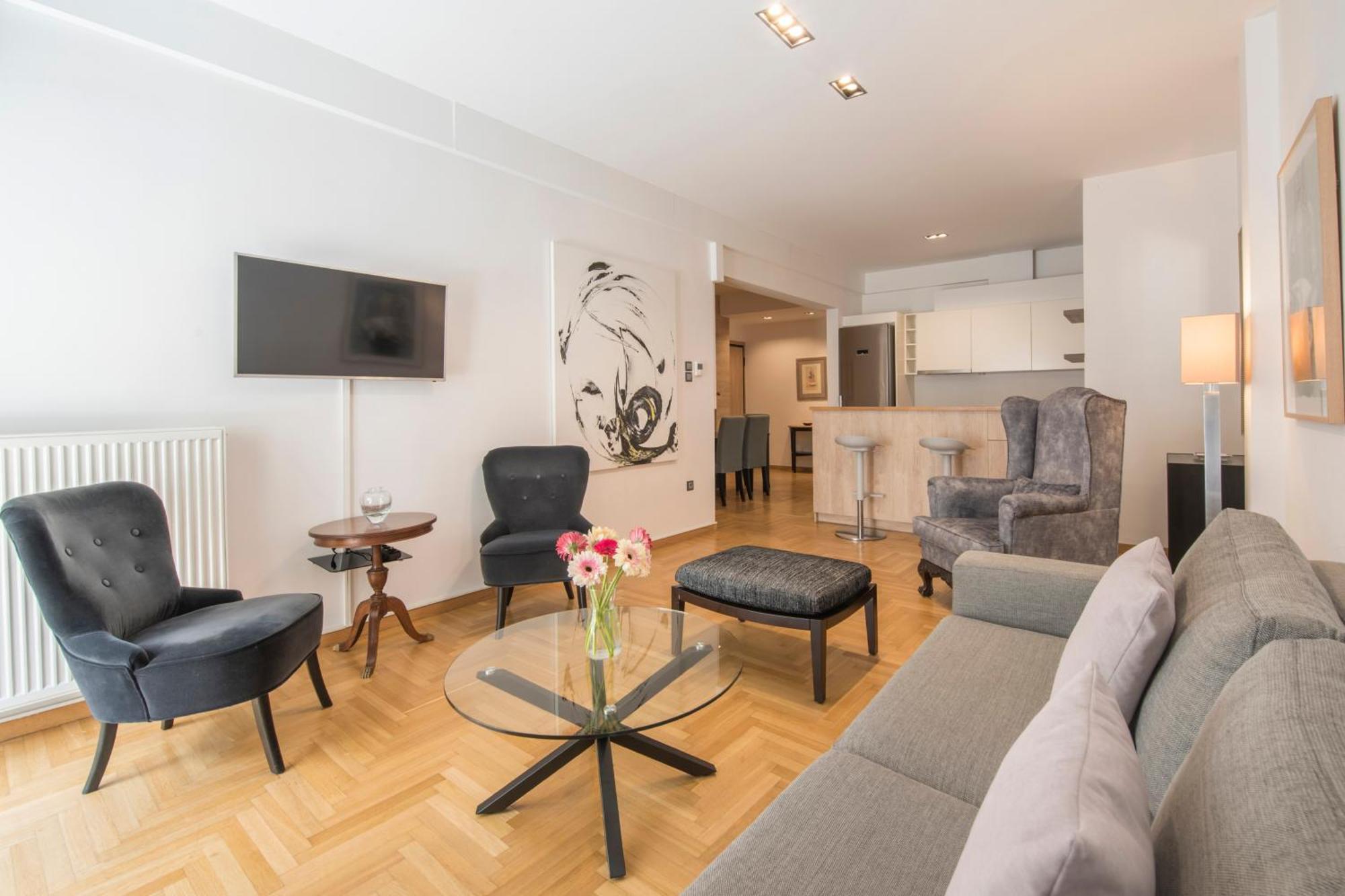 Delightful Stylish Two Bedroom Condo In Hip Area Of Central Athen Exterior foto