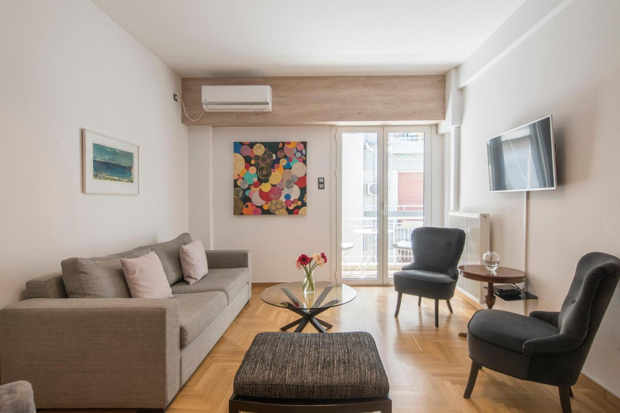 Delightful Stylish Two Bedroom Condo In Hip Area Of Central Athen Exterior foto