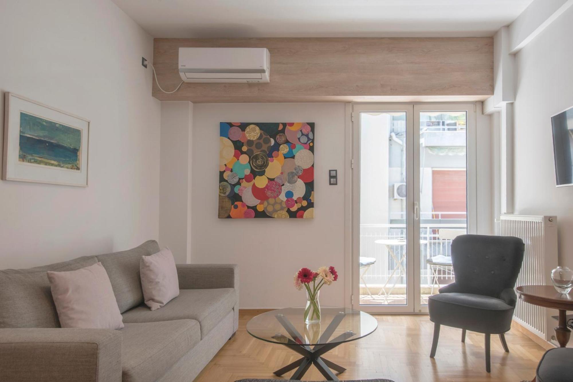 Delightful Stylish Two Bedroom Condo In Hip Area Of Central Athen Exterior foto